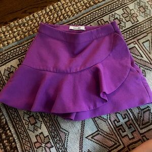 DO+BE Purple Ruffle Skort
